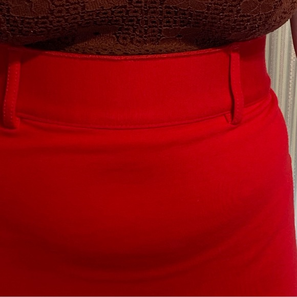 Body by Victoria Red Pencil Skirt Size 0 - Picture 14 of 16